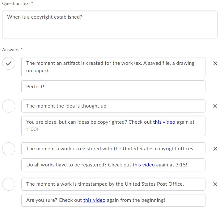 When there isn’t a way to adjust difficulty, assessments can be adapted by providing feedback.